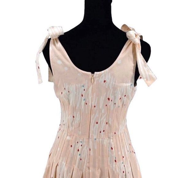 Hunter Bell Braden Dress Abstract Coral Lined Pockets Size 2 NWT $485 - Picture 6 of 13